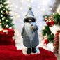Nikolaus mit Sonnenbrille und Mikrofon im Ambiente platziert 