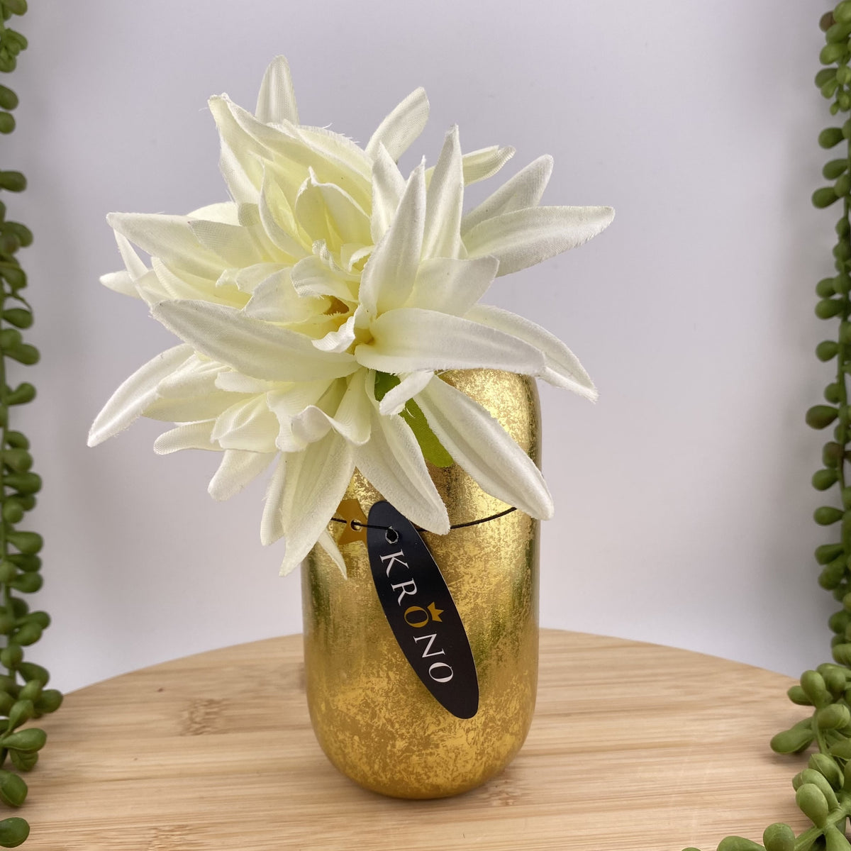 Moderne & Stilvolle Dekovase Blumenvase Gold Deko – Funkelherz
