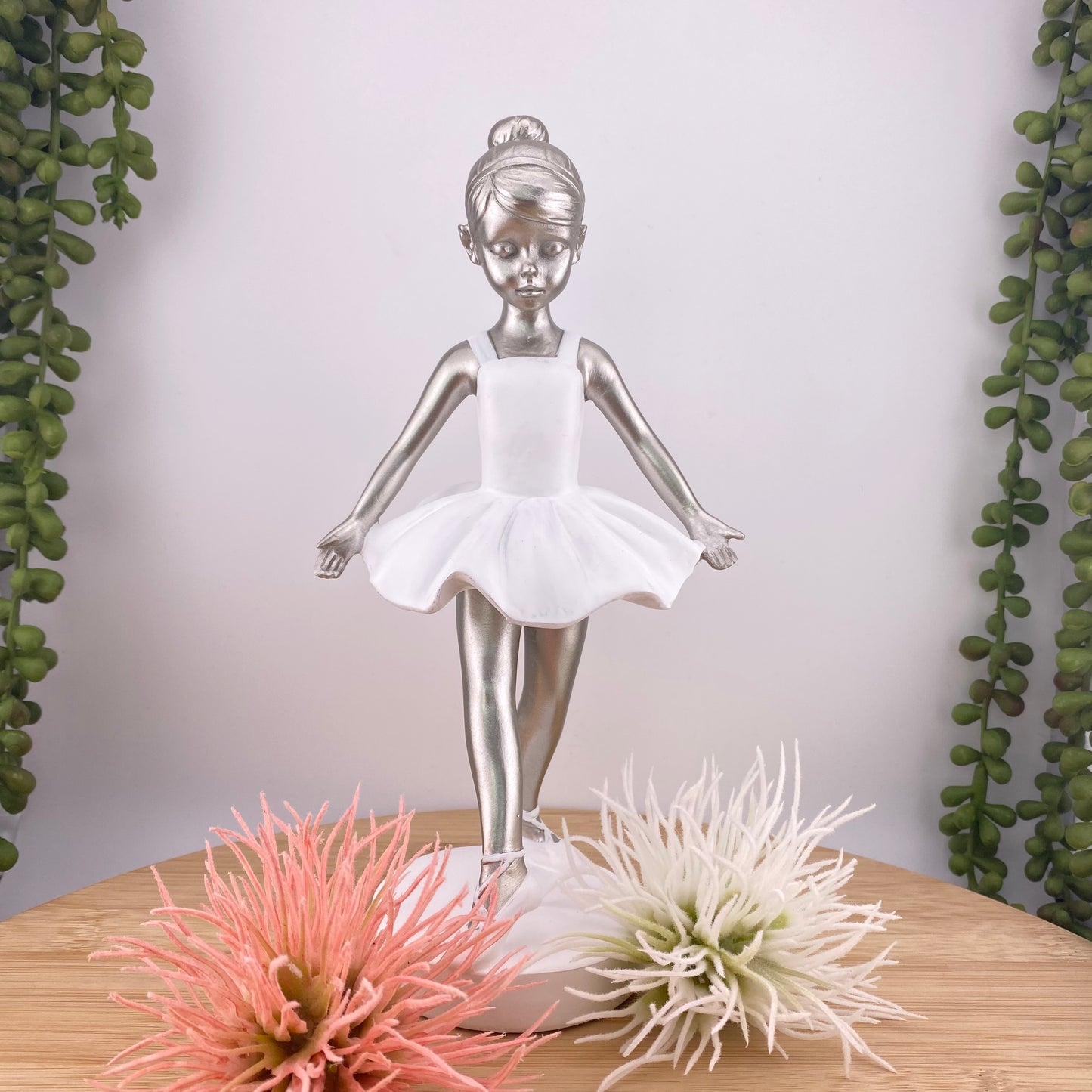 Formano Moderne Deko-Figur Ballerina Silber