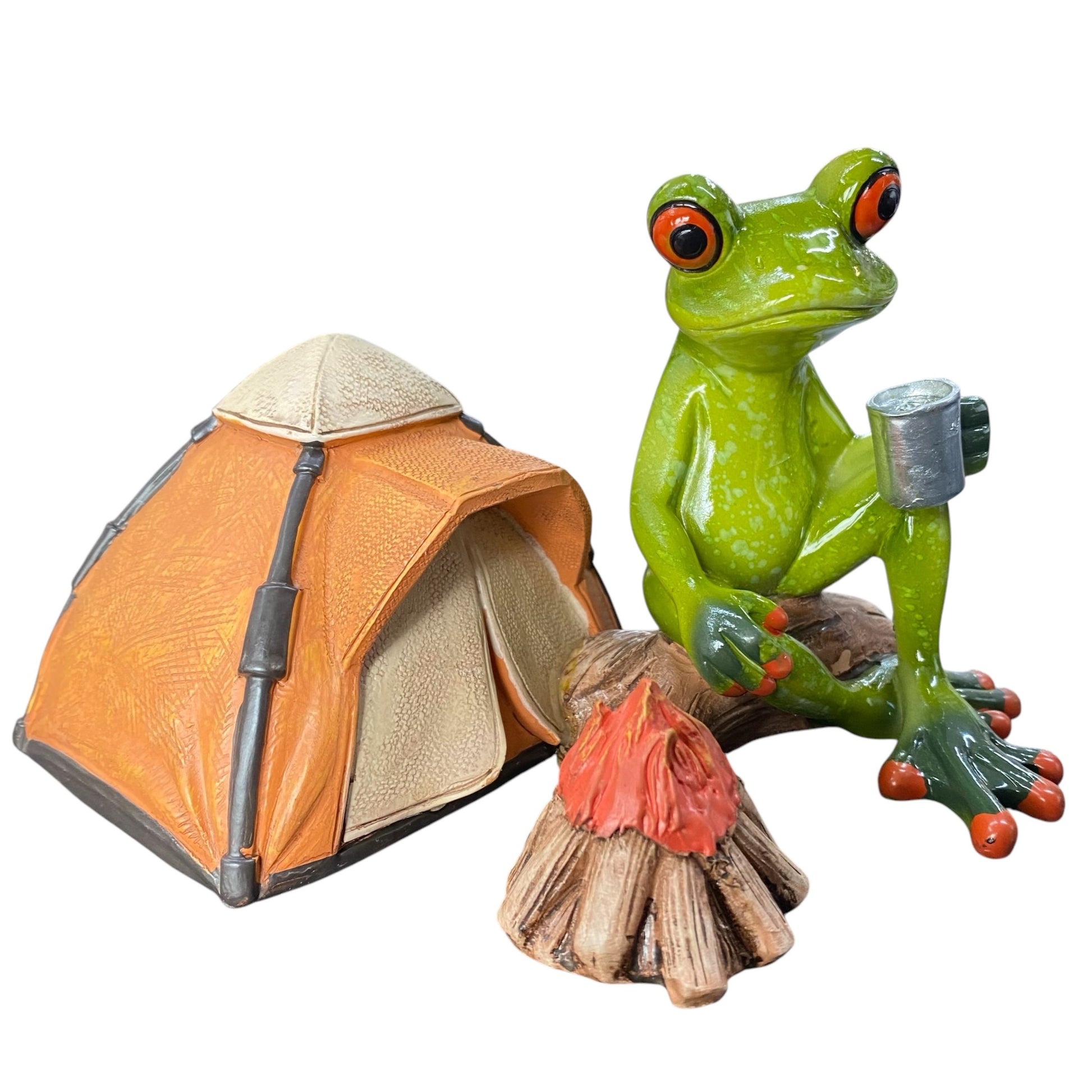 deko für zelt Formano Froschhausen Deko Frosch Camping kaufen – Funkelherz