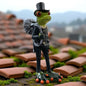 Formano Froschhausen Dekofigur Frosch Schornsteinfeger mit Kaminbesen im Ambiente