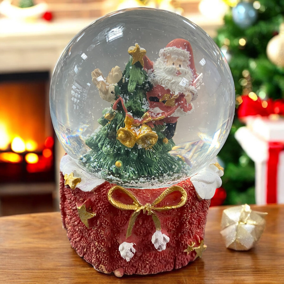 Formano Winterdeko Schneekugel klein 8,5 cm kaufen – Funkelherz