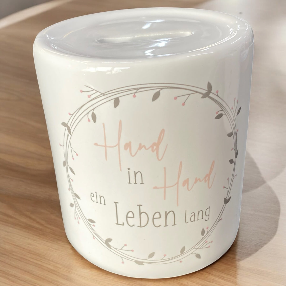 Spardose mit Spruch zur Hochzeit Geldgeschank kaufen – Funkelherz