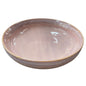 Stoneware Suppenteller in Rosa mit natürlichem Farbverlauf im Boho-Stil