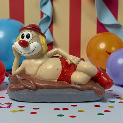 Schmitzens Karneval Deko Clown liegend Mr. Relax 30 cm