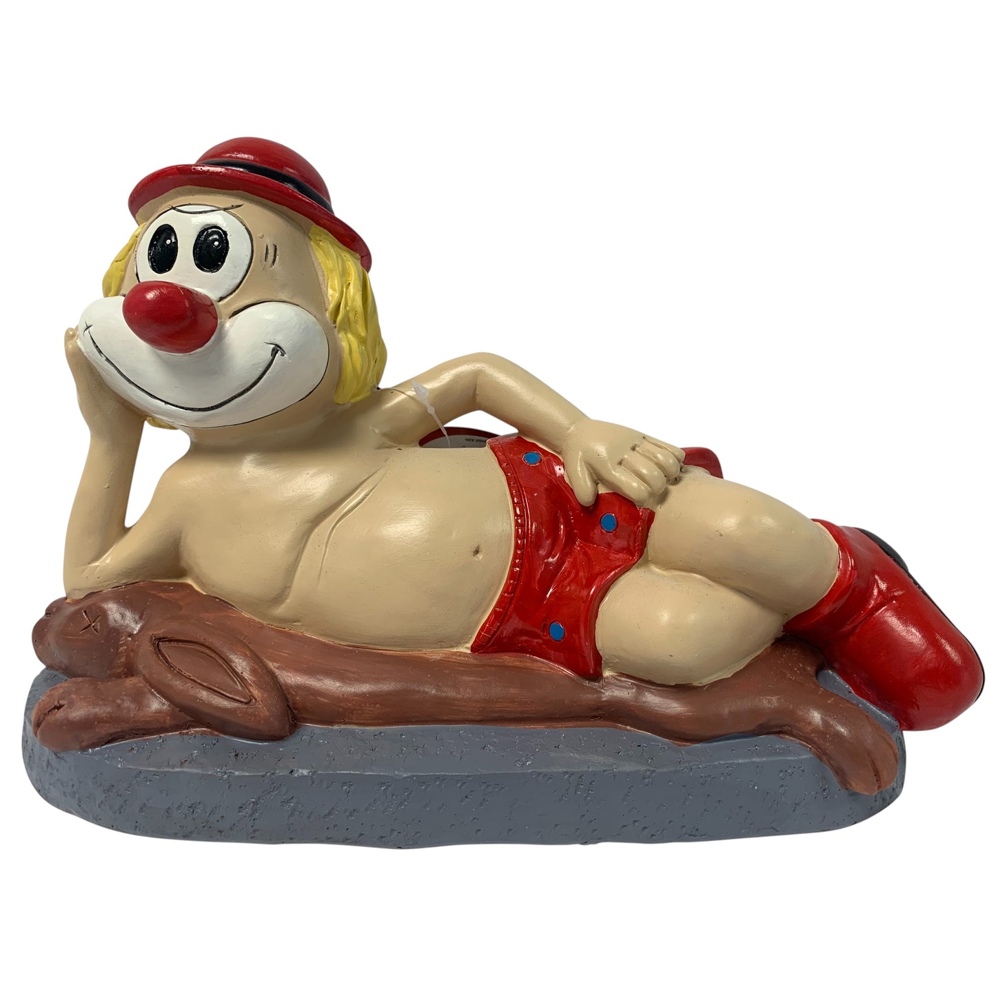 Schmitzens Karneval Deko Clown liegend Mr. Relax 30 cm