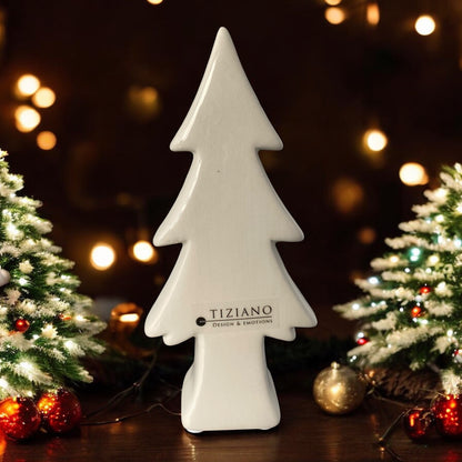 Tiziano Weihnachtsdeko Keramik Tannenbaum Adelmo XL – Funkelherz