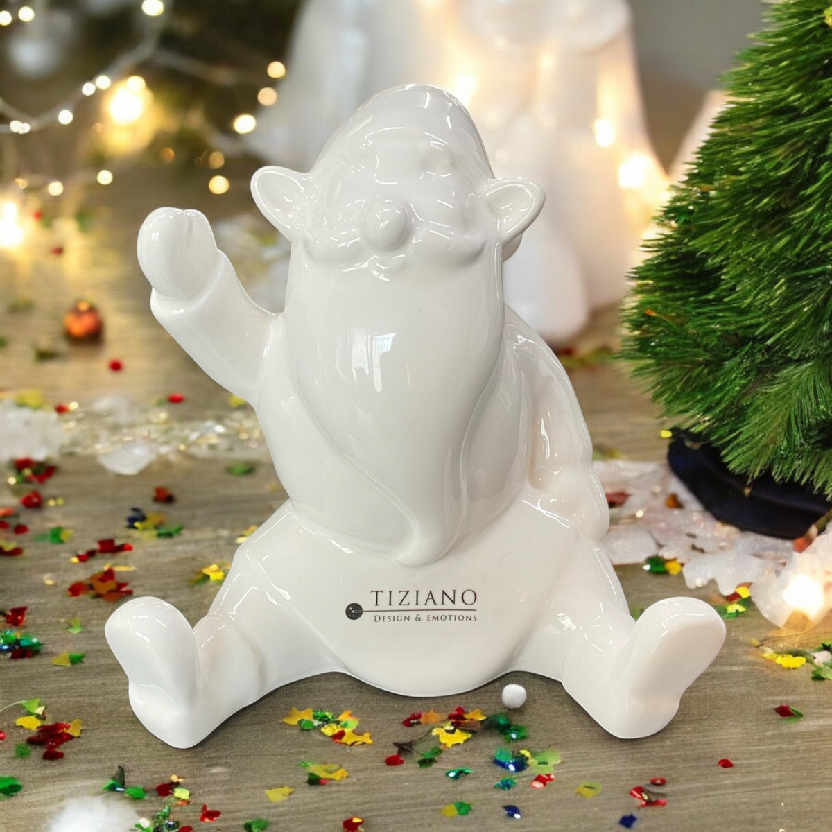 Tiziano Keramik Weihnachtsmann Santa Joelo günstig kaufen! – Funkelherz