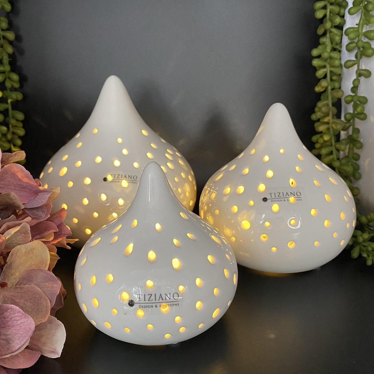 Tiziano Deko Keramik LED Deko Licht Valeno kaufen ✨ – Funkelherz