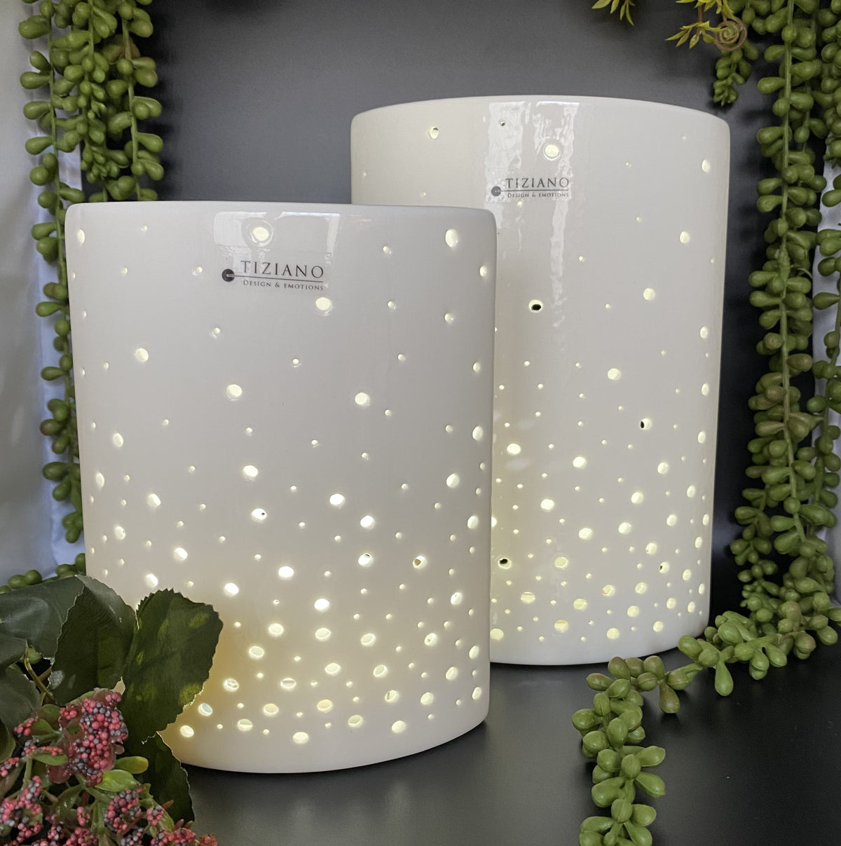 Tiziano LED Deko Keramik Licht Orio kaufen – Funkelherz