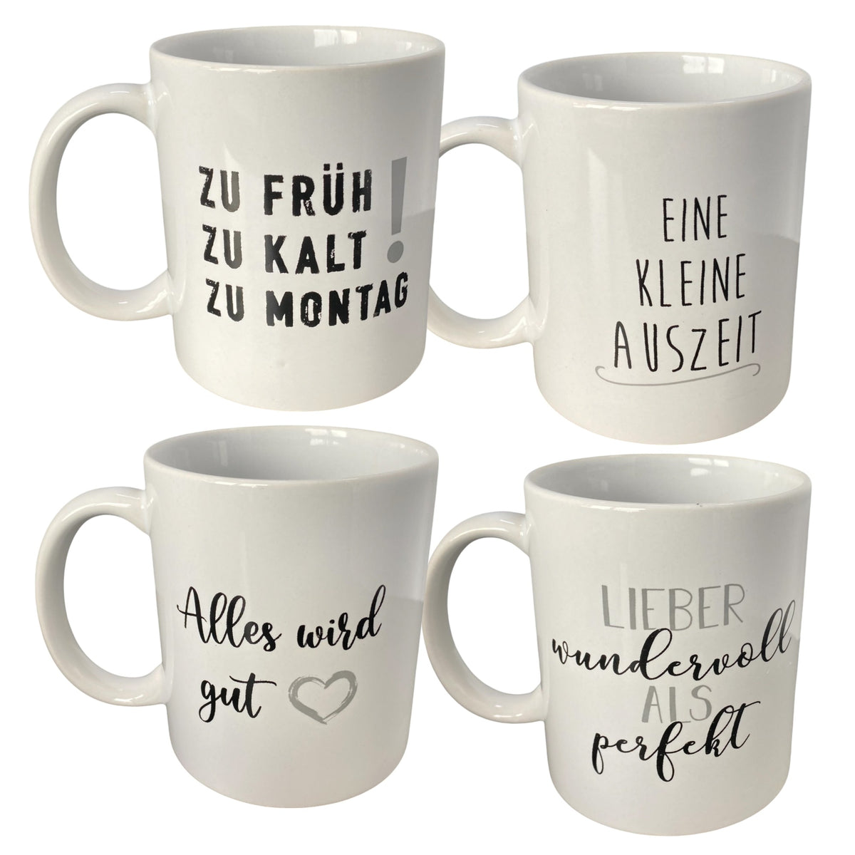 Kaffeebecher Tassen – Witzige Tasse mit Spruch für Kaffee – Funkelherz