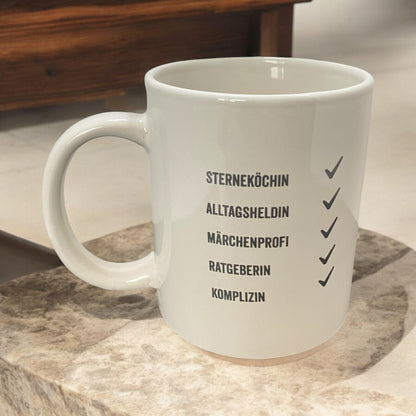 Kaffeetasse im Ambiente platziert